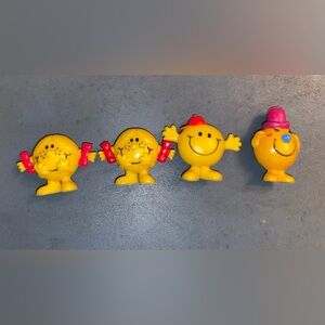 Vintage Arby’s Mr Men Figures 1981